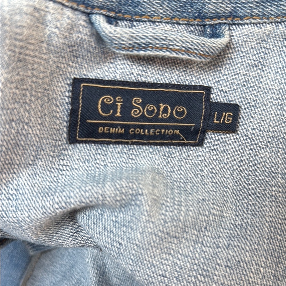 Ci Sono Denim Jacket size L - Picture 6 of 6